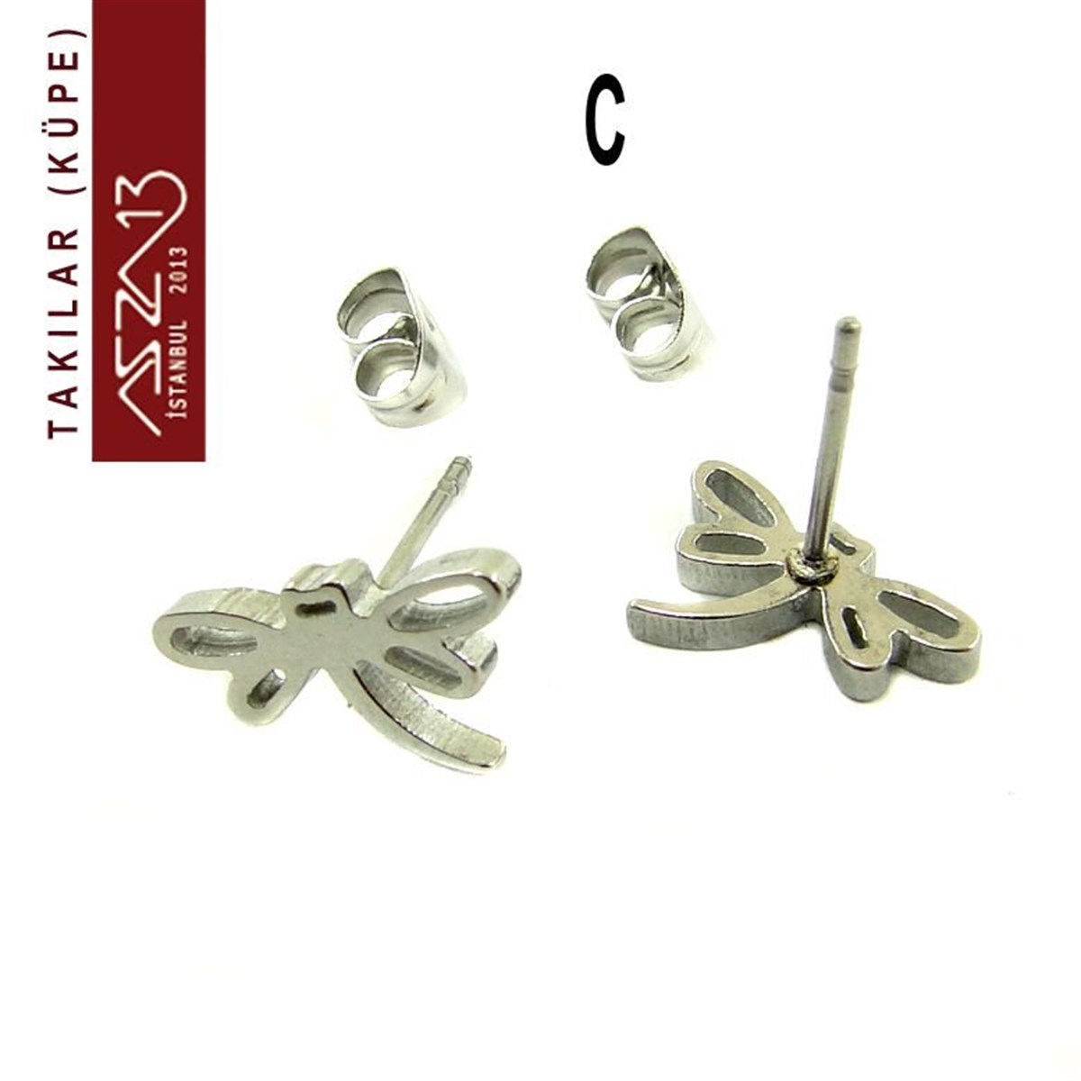 KüpeTAKIMarkasız316L Çelik Küpe