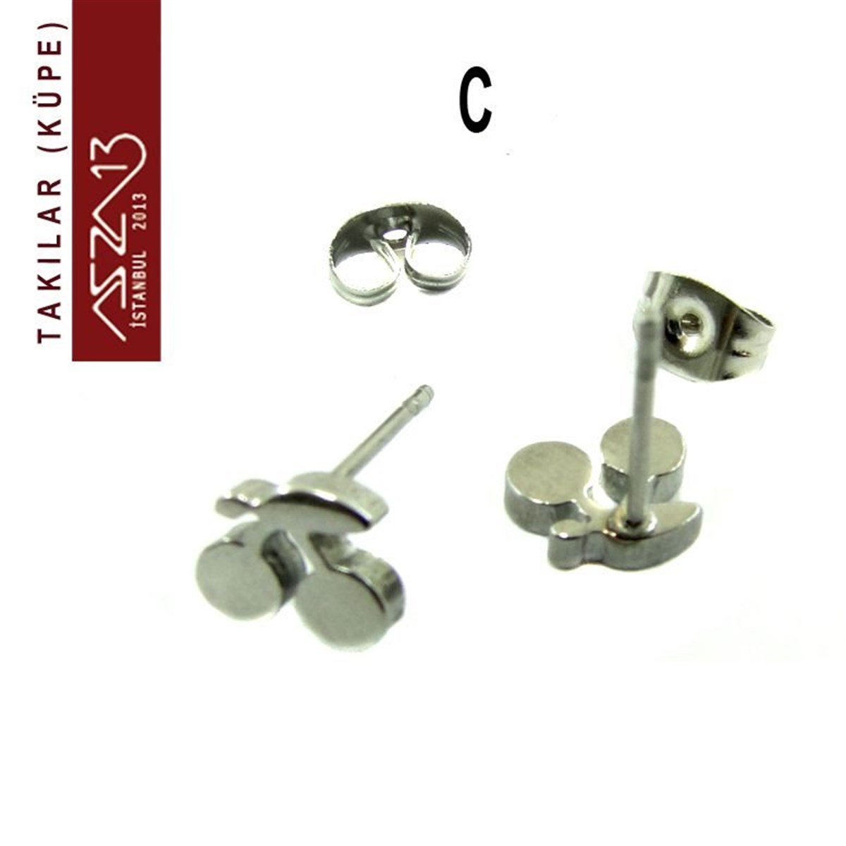 KüpeTAKIMarkasız316L Çelik Küpe