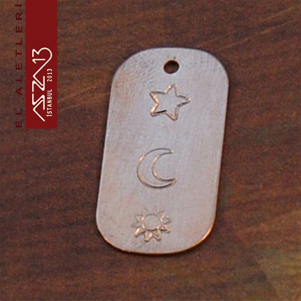 Metal Damga Şekil (Figür) SetiALET, ARAÇ ve GEREÇBeadSmith3'lü 5 mm Ay-Yıldız-Güneş Metal Damga Seti