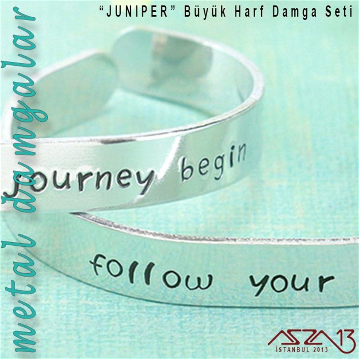 Metal Harf Damga SetiALET, ARAÇ ve GEREÇImpressArt''Juniper'' Font Büyük Harf Damga Seti, 3 mm