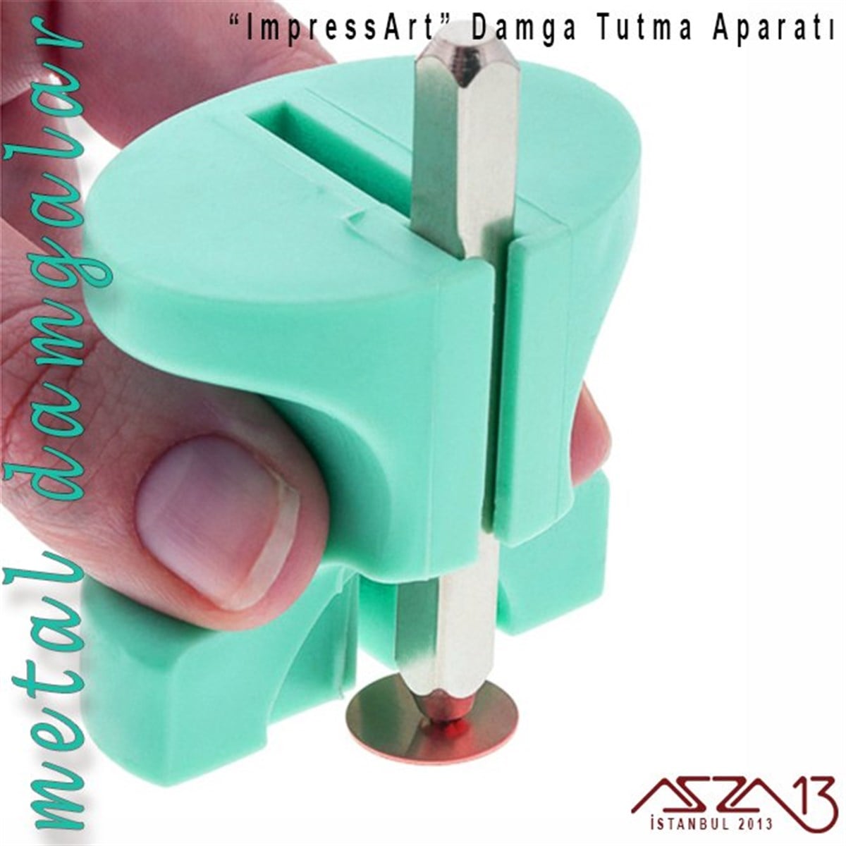 Metal Rakam Damga SetiALET, ARAÇ ve GEREÇImpressArtMetal Damga Çubuğu Tutacağı, 9,5 mm
