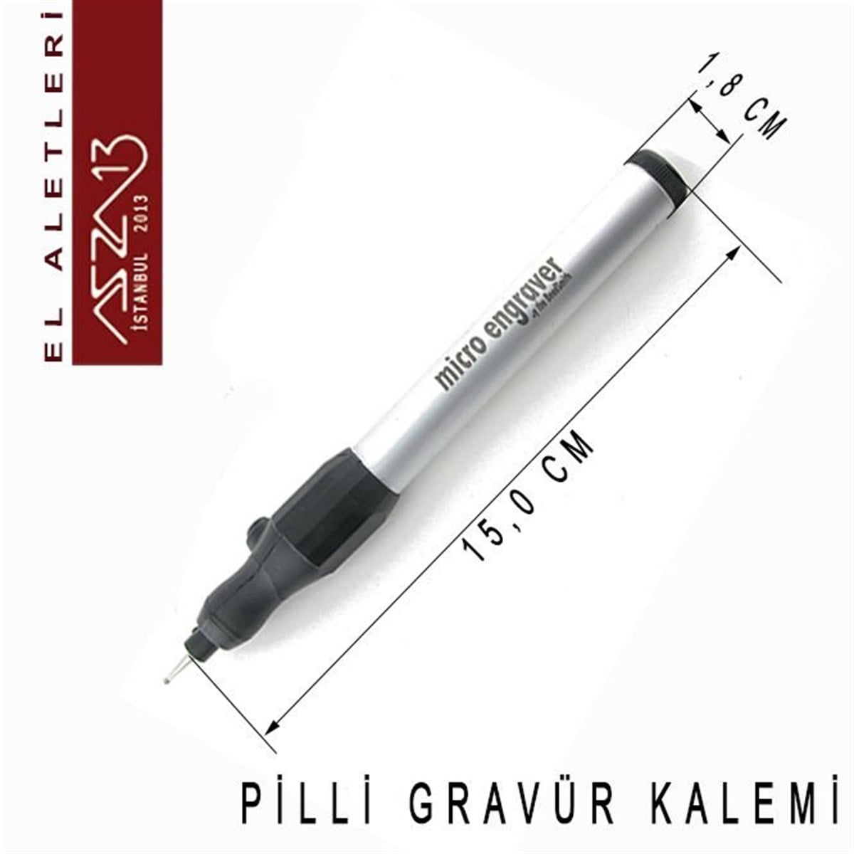 Mikro Gravür KalemiALET, ARAÇ ve GEREÇBeadSmithPilli Gravür Kalemi
