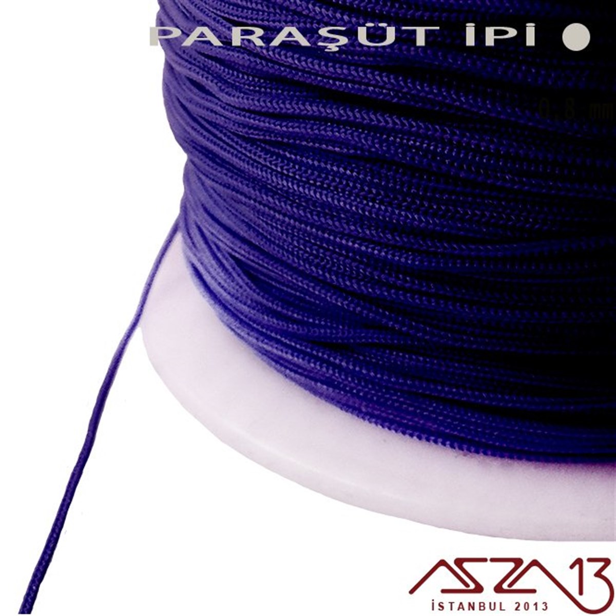 Paraşüt İplerTAKI MALZEMEMarkasızLacivert 0,8 mm Paraşüt İp (Bobin 100 metre)