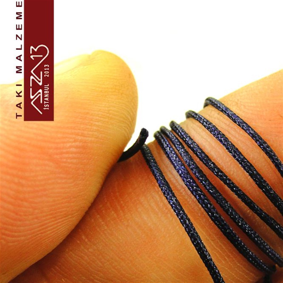 Paraşüt İplerTAKI MALZEMEMarkasızLacivert 0,8 mm Kalınlıkta Paraşüt İpi / 5 Metre