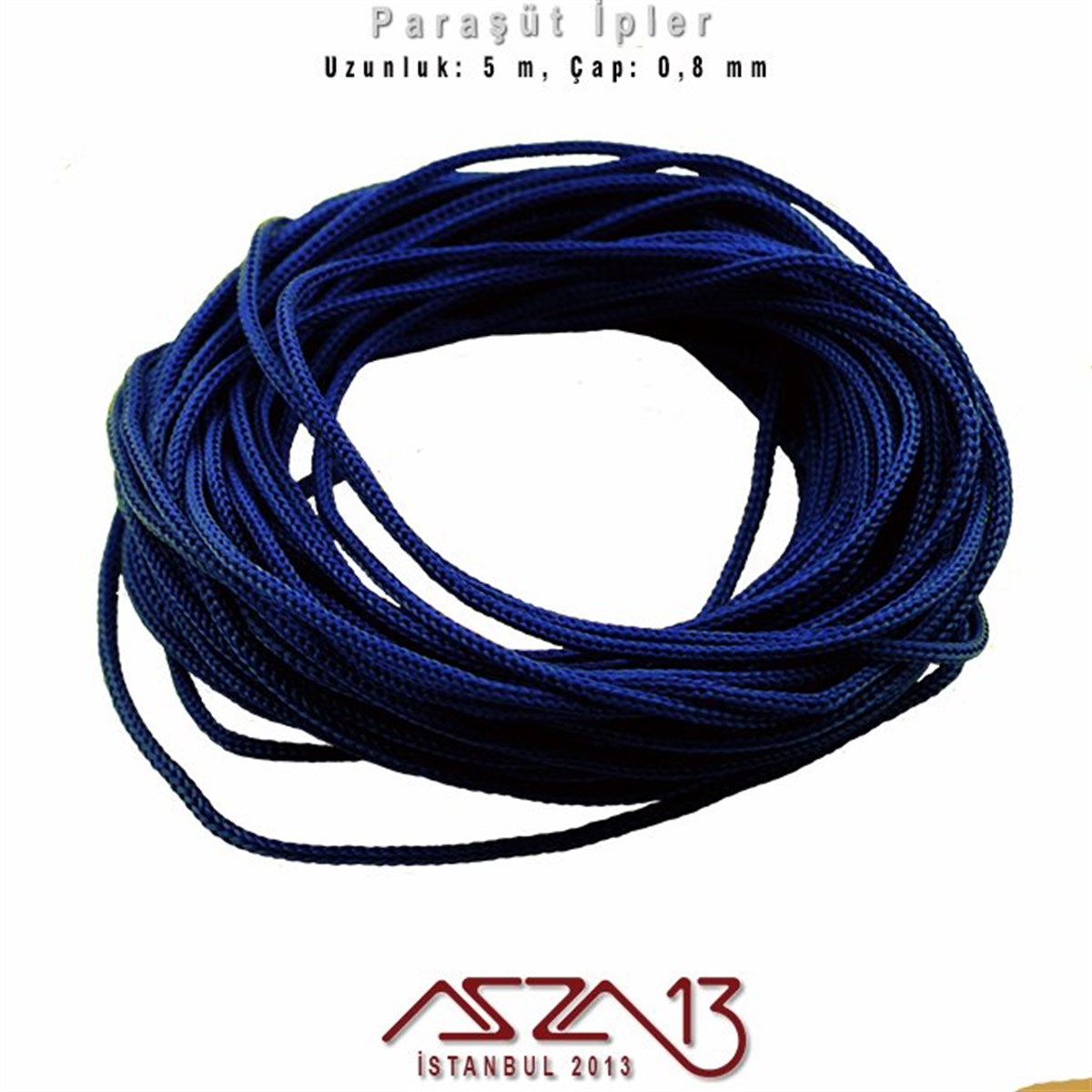 Paraşüt İplerTAKI MALZEMEMarkasızRoyal Mavi 0,8 mm Kalınlıkta Paraşüt İpi / 5 Metre
