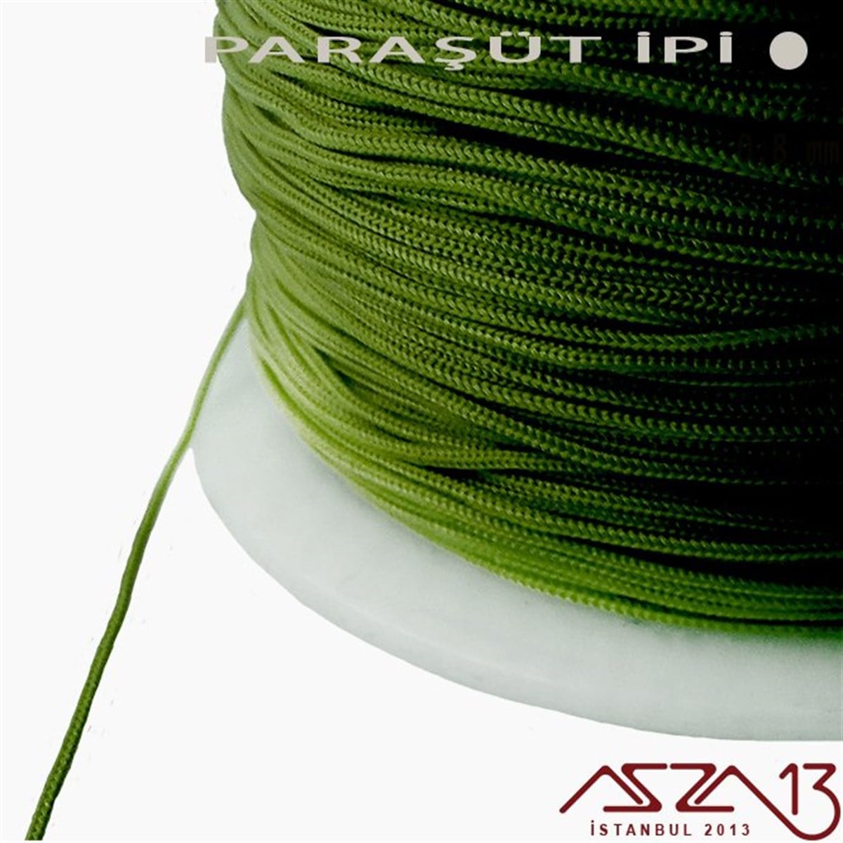 Paraşüt İplerTAKI MALZEMEMarkasızZeytin Yeşil 0,8 mm Paraşüt İp (Bobin 100 metre)
