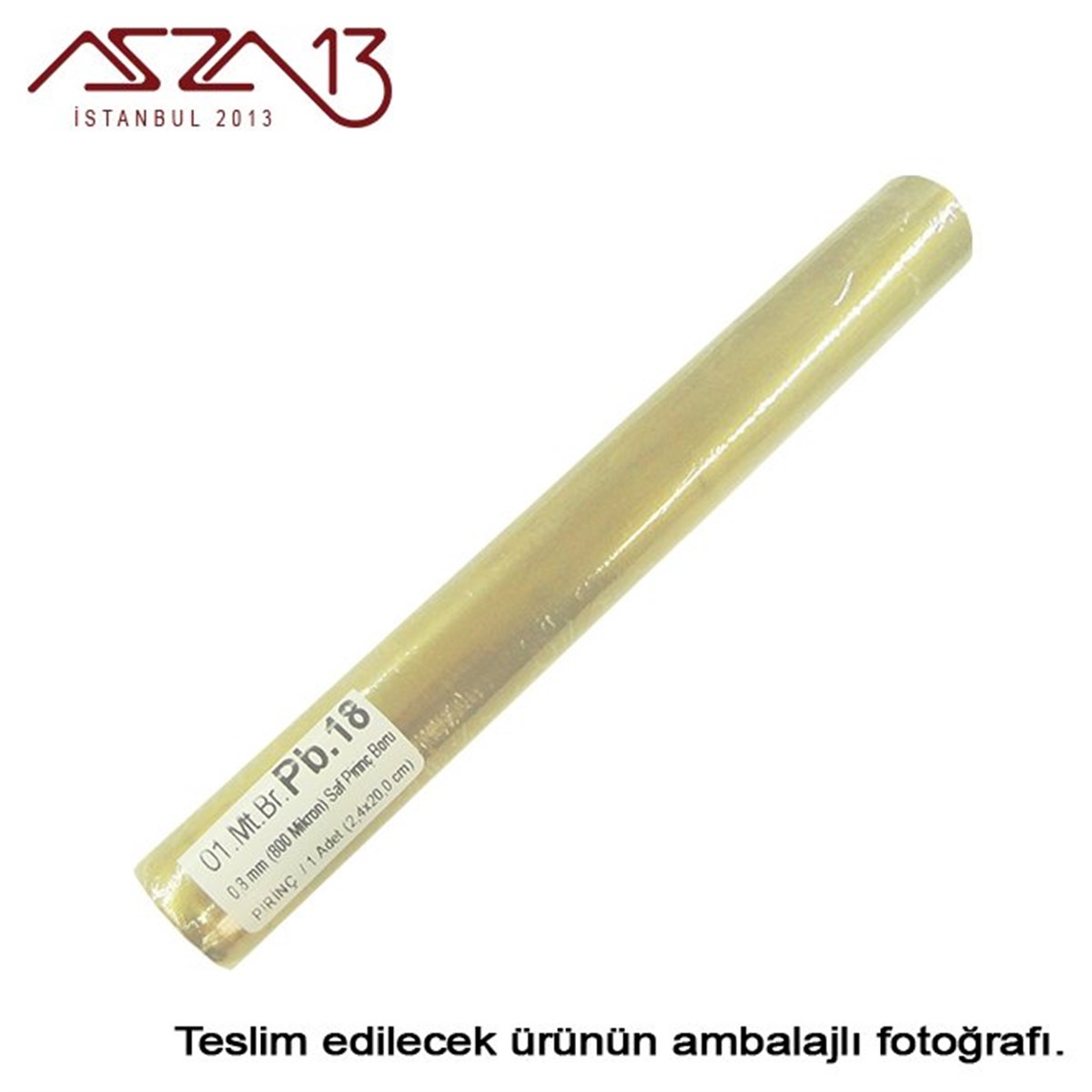 Pirinç Boru HalkaMETALMarkasızPirinç Boru (24 mm x 200 mm)