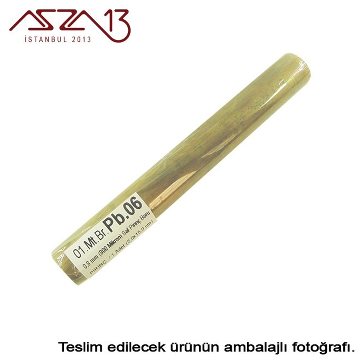 Pirinç Boru HalkaMETALMarkasızPirinç Boru (20 mm x 150 mm)