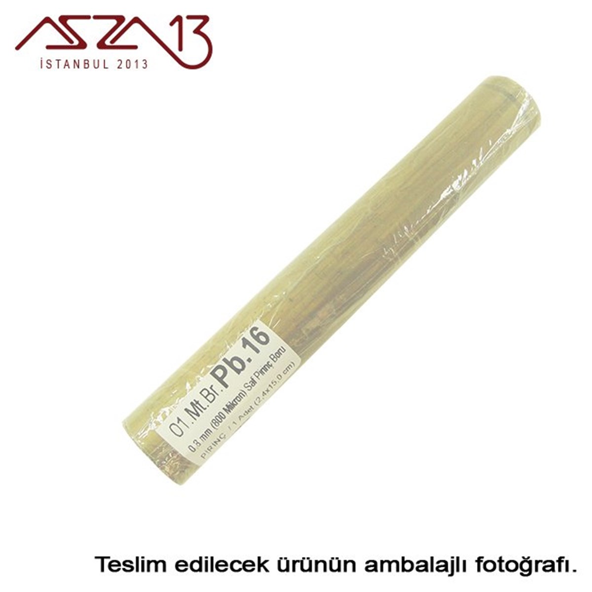 Pirinç Boru HalkaMETALMarkasızPirinç Boru (24 mm x 150 mm)
