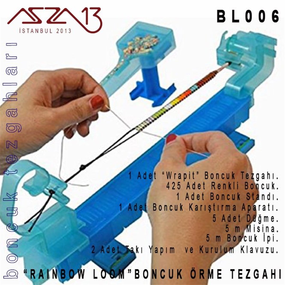 ''Rainbow Loom'' Wrapit Boncuk TezgahıALET, ARAÇ ve GEREÇRainbow Loom''Wrapit'' Boncuk Tezgah Kiti