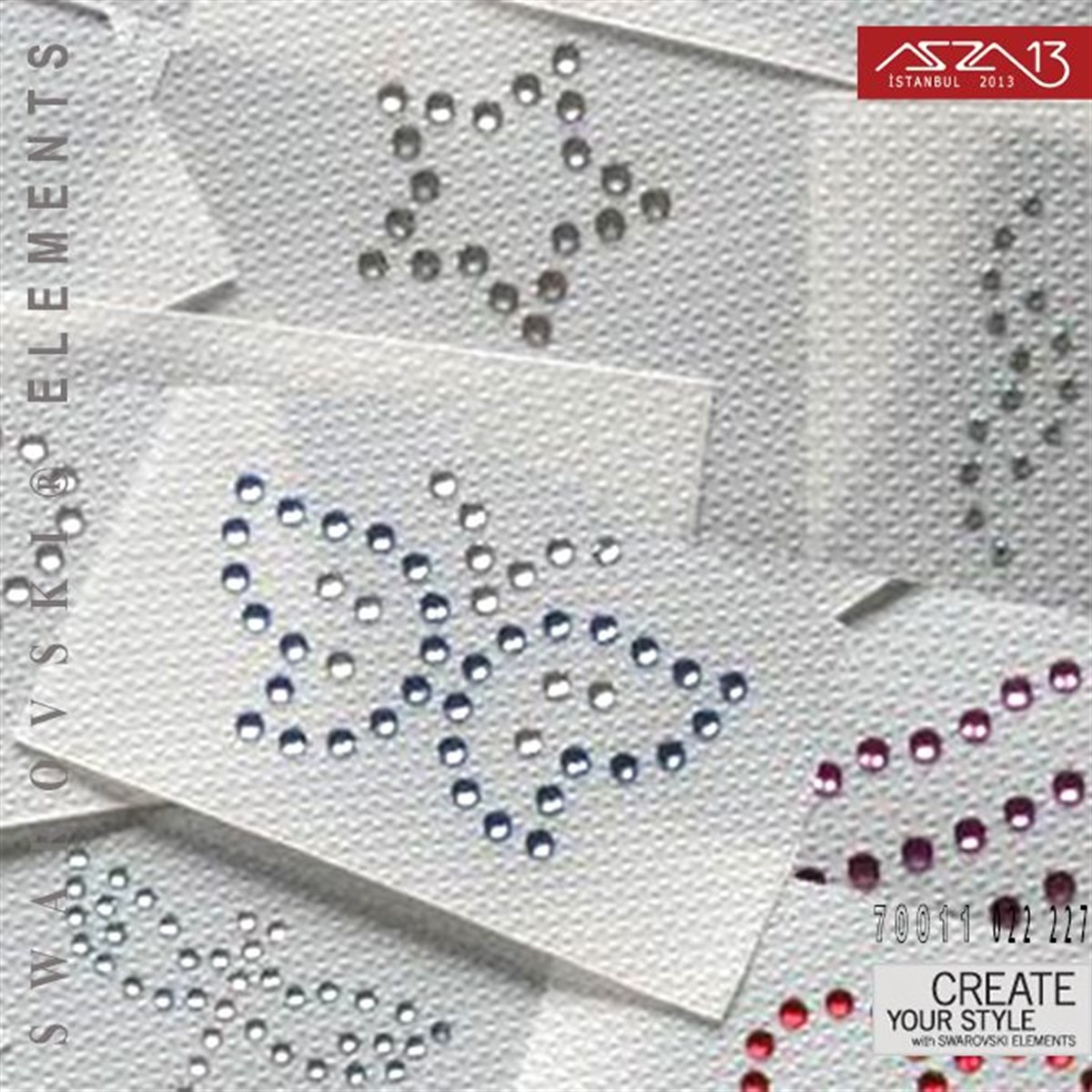 Swarovski Elements ÜrünleriSWAROVSKI®  ELEMENTSSwarovski70011 022 227 (Light Siam) Crystal Tattoo (Vücut Dövmesi)
