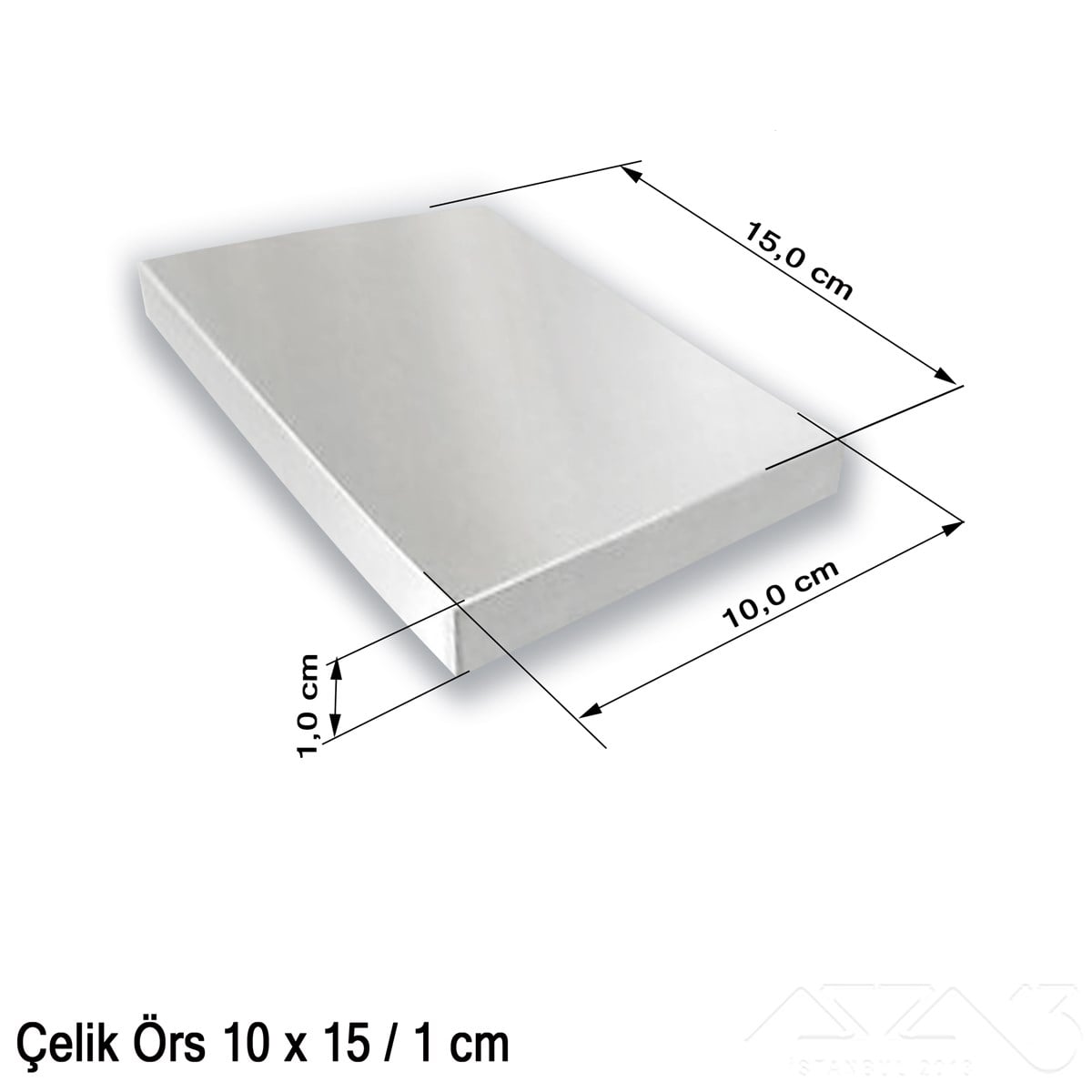 Takı Aletleri / Çekiç, Tokmak, Örs / Paslanmaz Çelik ÖrsÇekiç, Tokmak, Örsazza1302.At.21.Ck.12Örs - Çelik - 10x15/1 cm