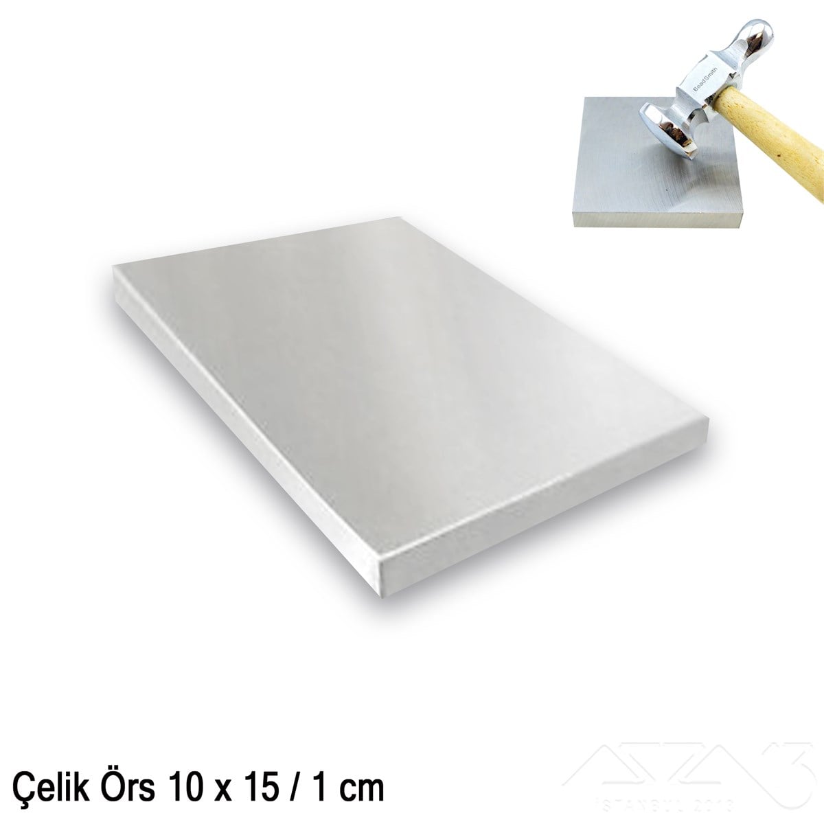 Takı Aletleri / Çekiç, Tokmak, Örs / Paslanmaz Çelik ÖrsÇekiç, Tokmak, Örsazza1302.At.21.Ck.12Örs - Çelik - 10x15/1 cm