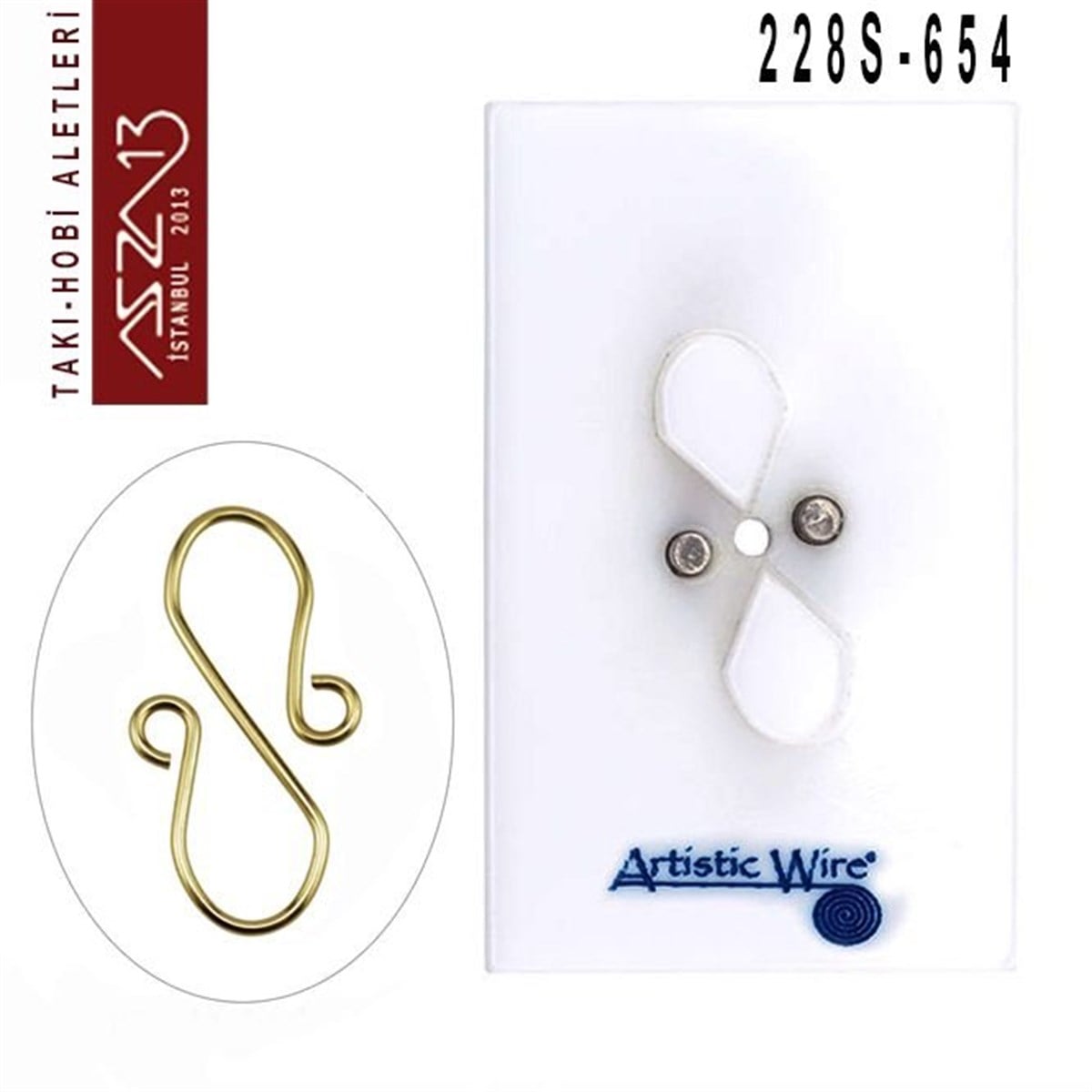 Tel Kıvırma Aleti (S-Klips Modeli)ALET, ARAÇ ve GEREÇArtistic WireS Klips Yapım Aparatı - 654 (Tel Kıvırma Aleti / Jig)