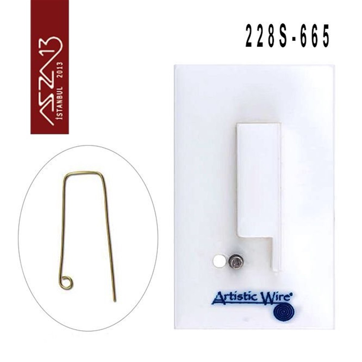 Tel Kıvırma Aleti (S-Klips Modeli)ALET, ARAÇ ve GEREÇArtistic WireDikdörtgen Küpe Kancası Yapım Aparatı - 665 (Tel Kıvırma Aleti / Jig)