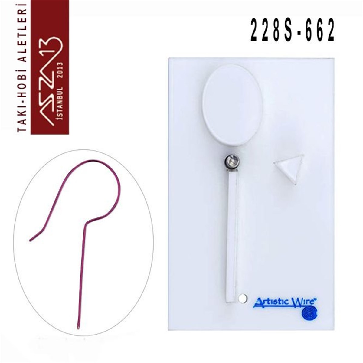 Tel Kıvırma Aleti (S-Klips Modeli)ALET, ARAÇ ve GEREÇArtistic WireAçık Küpe Kancası Yapım Aparatı - 662 (Tel Kıvırma Aleti / Jig)