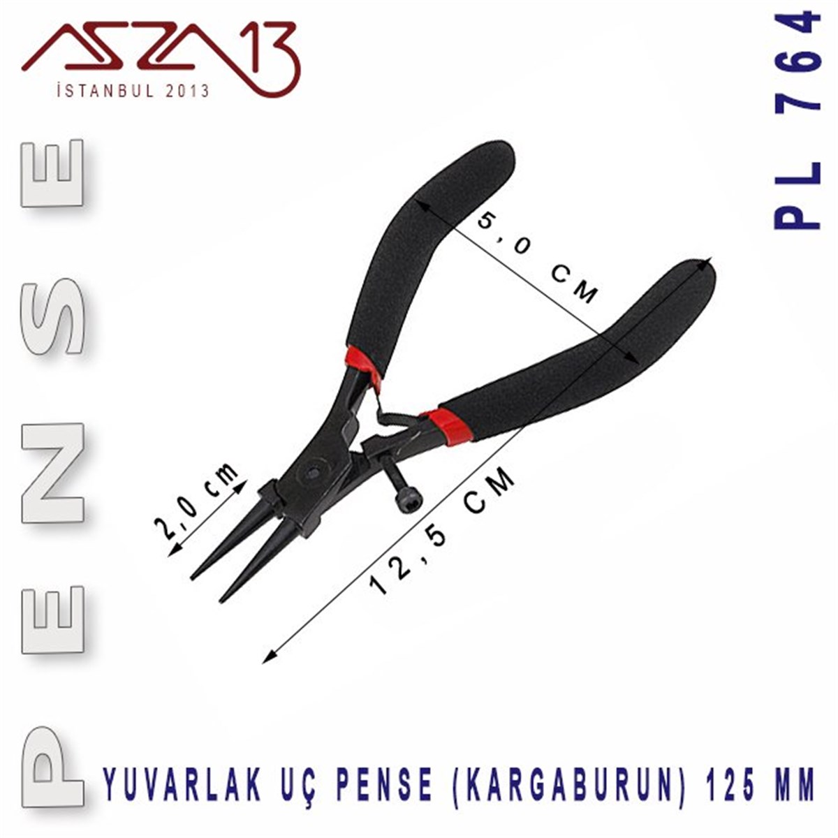 Yuvarlak Uç'lu Pense, KargaburunALET, ARAÇ ve GEREÇBeadSmithYuvarlak Uç (Kargaburun) Pense - 125 mm
