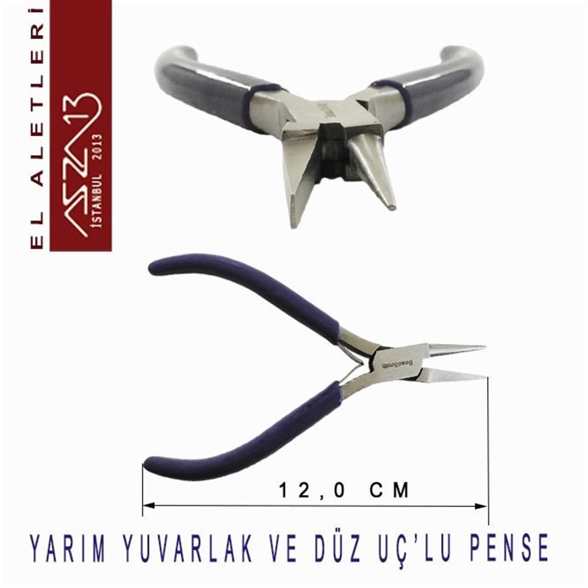 Yuvarlak ve Düz Uç'lu PenseALET, ARAÇ ve GEREÇBeadSmithYuvarlak ve Düz Uç'lu Pense
