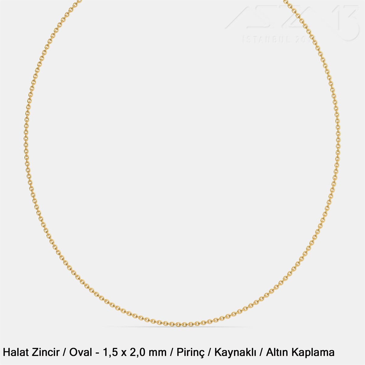 Zincir - Halat Tip - Oval 1,5 mm - Altın Kaplama - Kaynaklı  / 1 Metre06.Tm.63.Zn.12ZincirZincirMarkasız06.Tm.63.Zn.12Zincir - Halat Tip - Oval 1,5 mm - Altın Kaplama - Kaynaklı  / 1 Metre