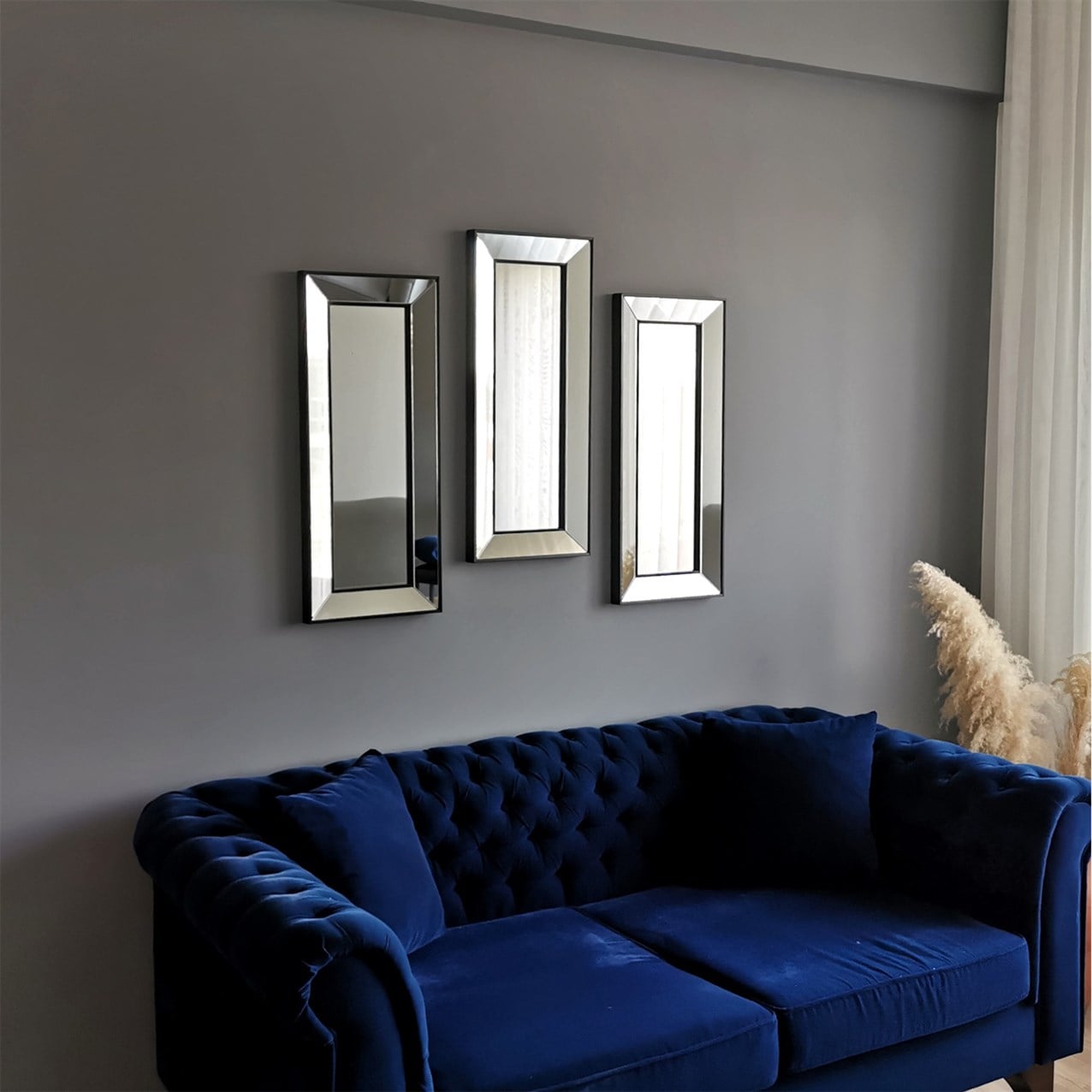 NEOstill - 3 lü Siyah Çerçeveli Ayna 3A403