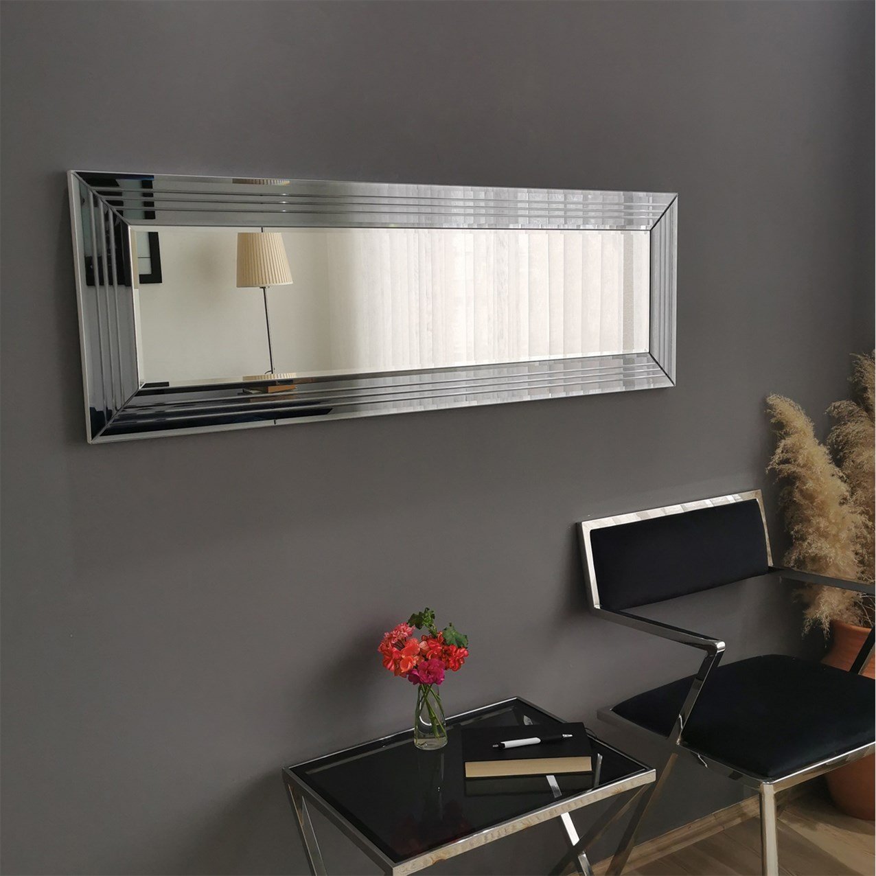 NEOstill - 40x120 Füme Dekoratif Boy Ayna A3002-d