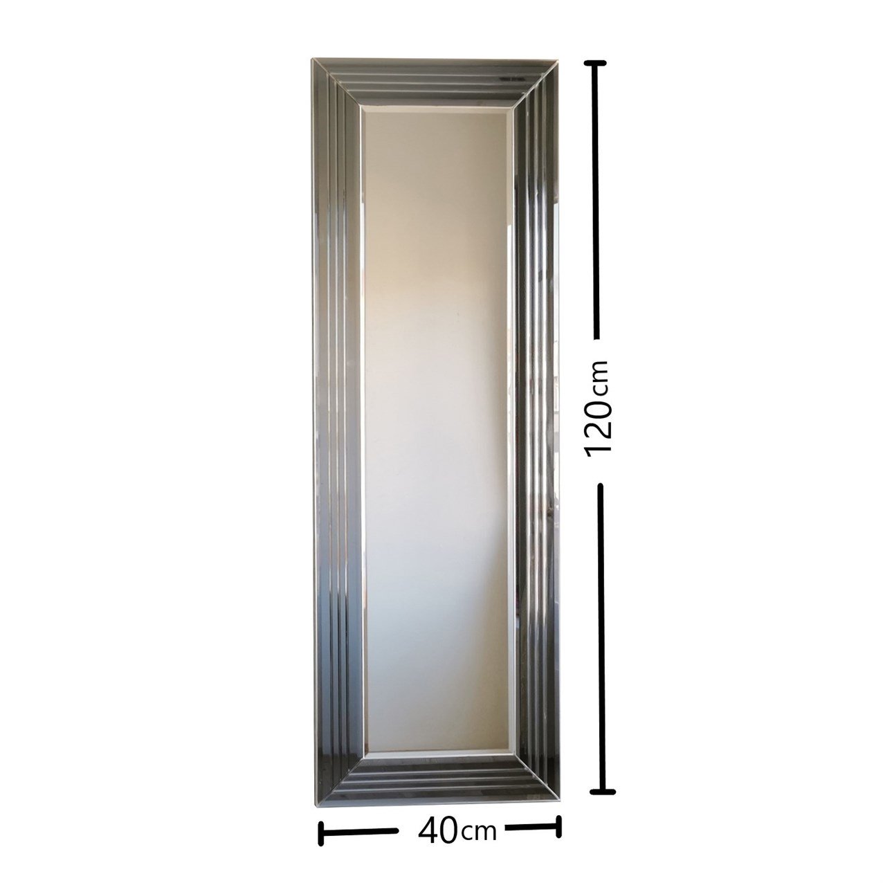 NEOstill - 40x120 Füme Dekoratif Boy Ayna A3002-d