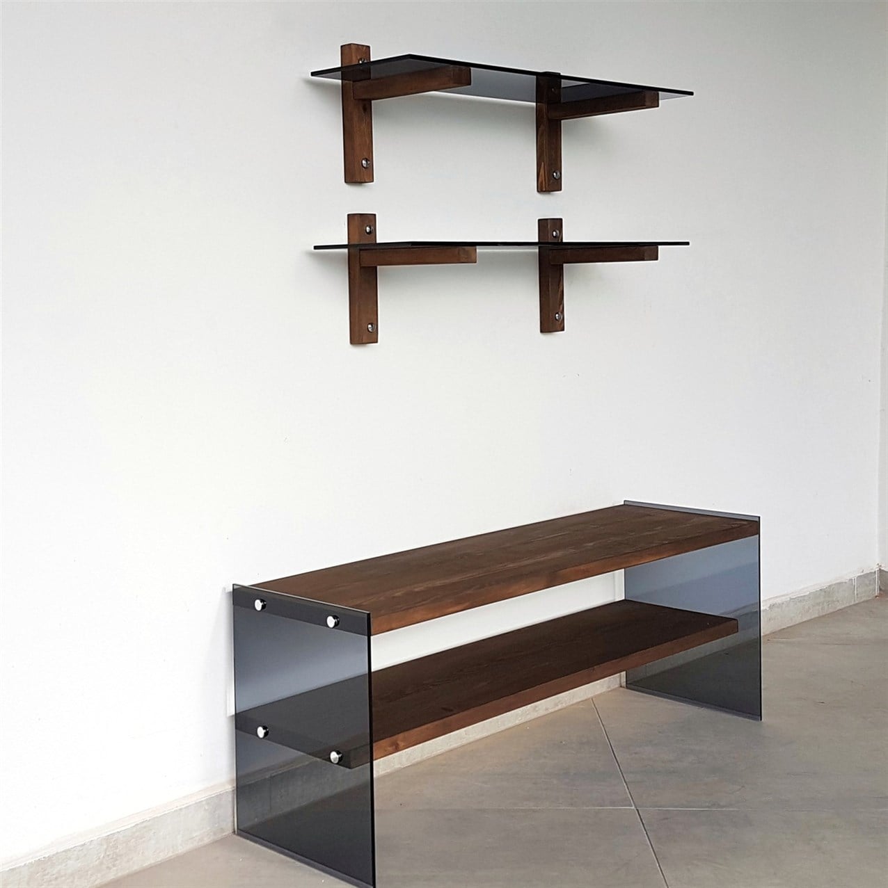 NEOstill - Ahşap Tv Ünitesi Wood'n Glass TV102