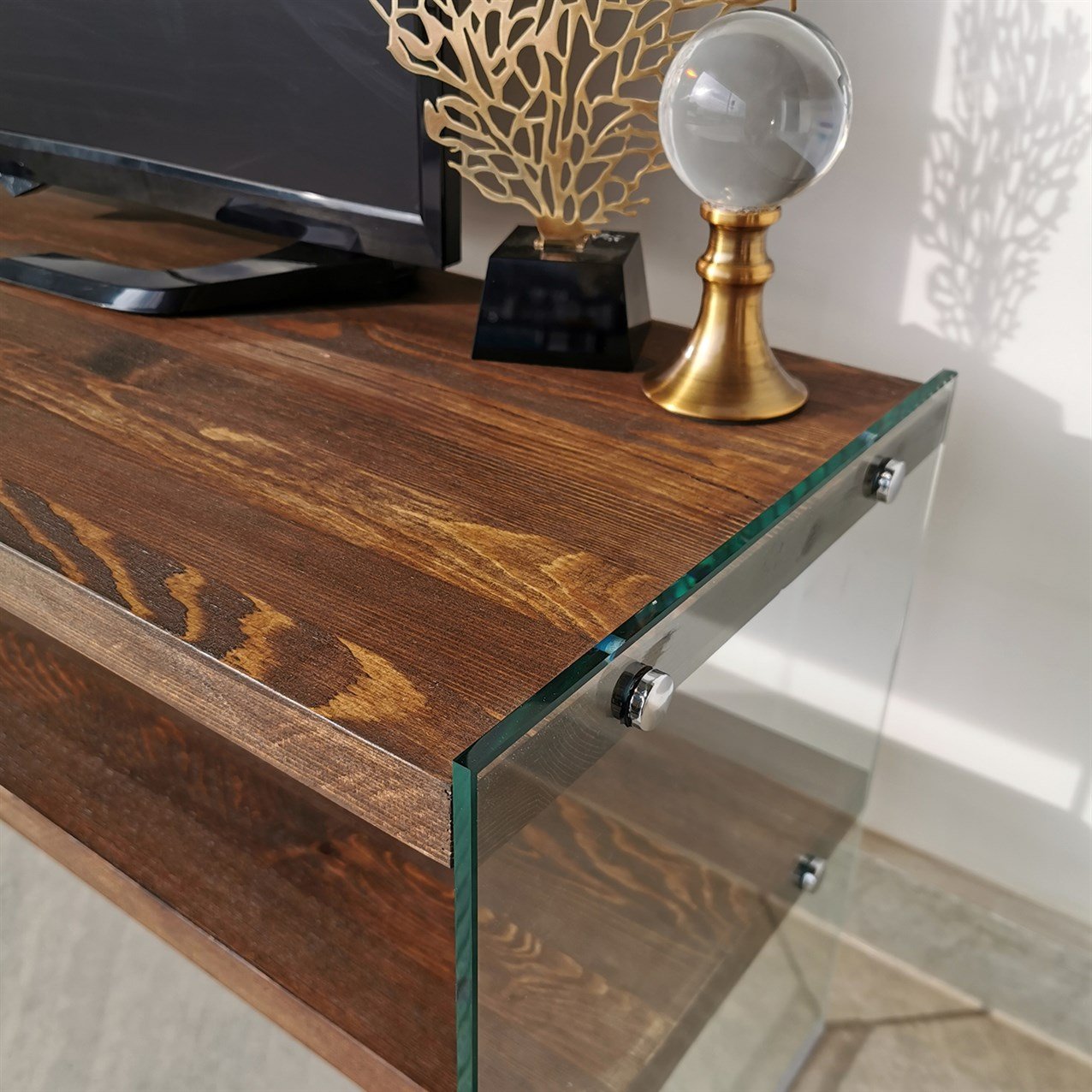 NEOstill - Ahşap Tv Ünitesi Woodn Glass TV104