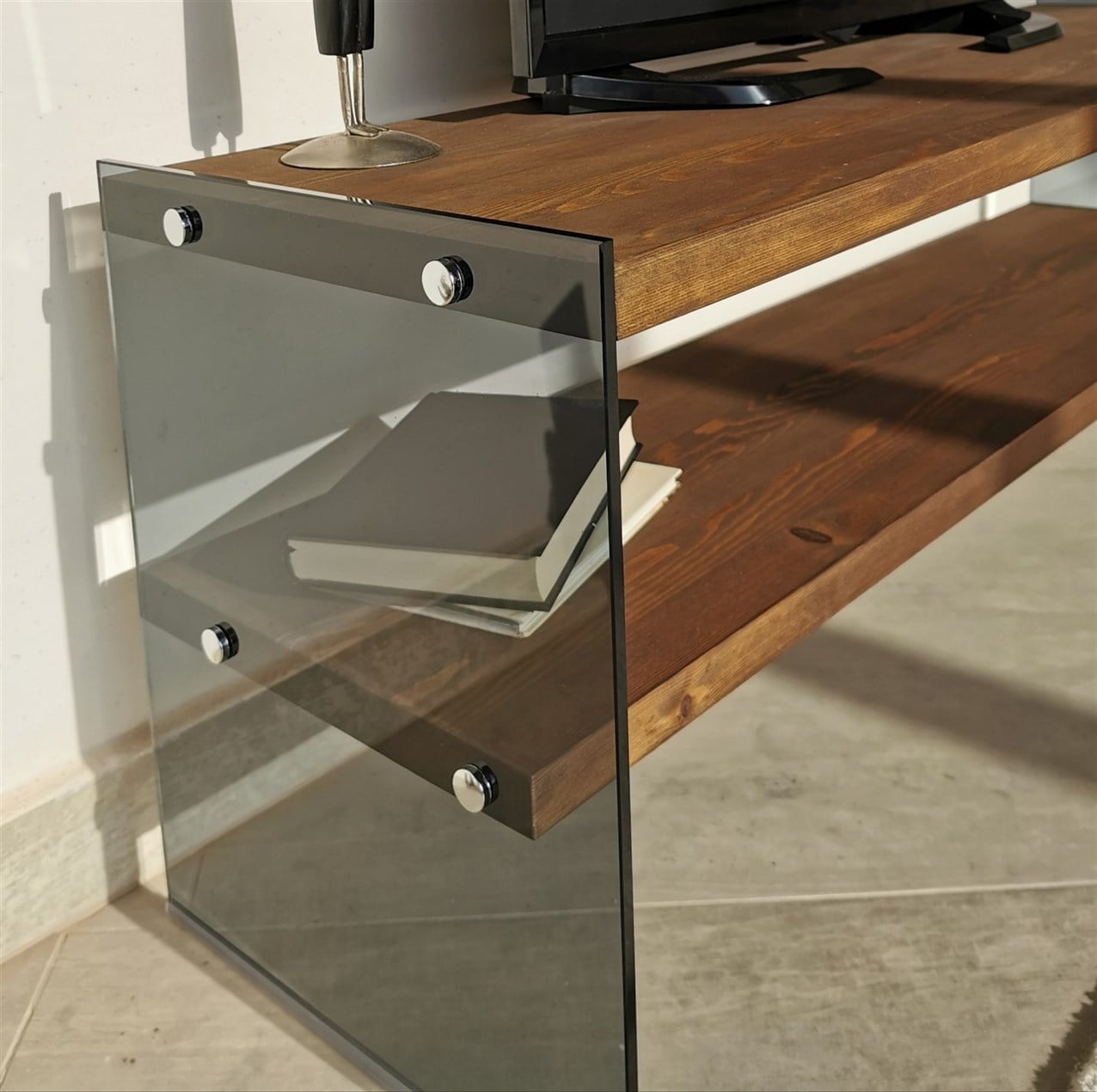 NEOstill - Ahşap Tv Ünitesi Wood'n Glass TV101