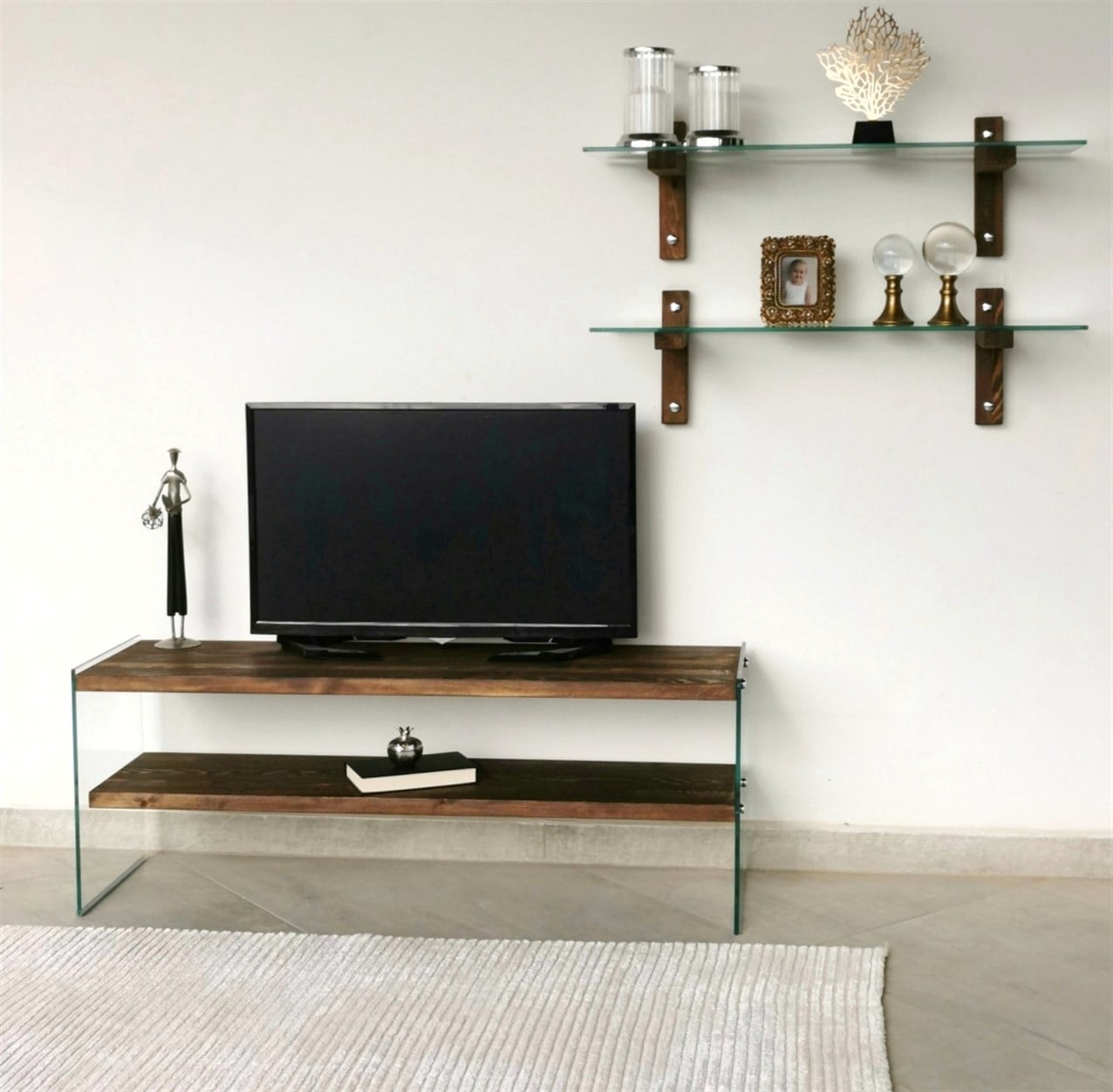 NEOstill - Ahşap Tv Ünitesi Woodn Glass TV105