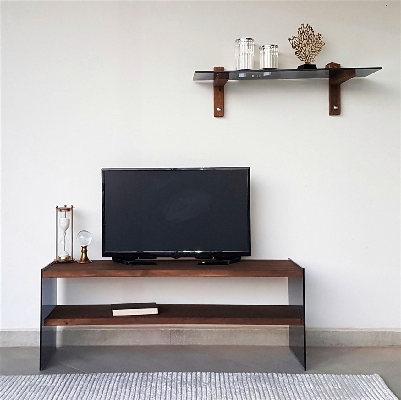 NEOstill - Ahşap Tv Ünitesi Wood'n Glass TV101