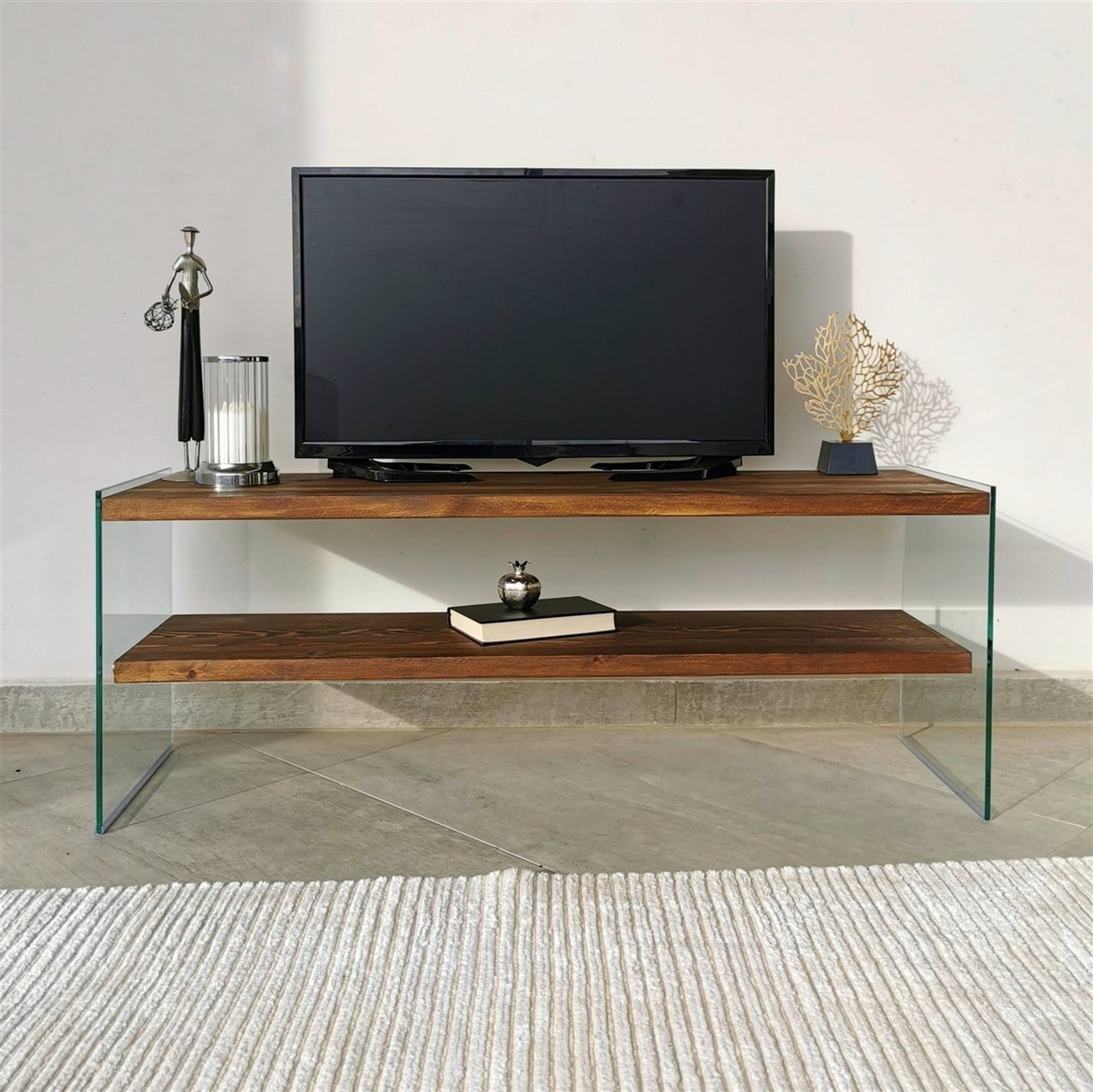 NEOstill - Ahşap Tv Ünitesi Woodn Glass TV105