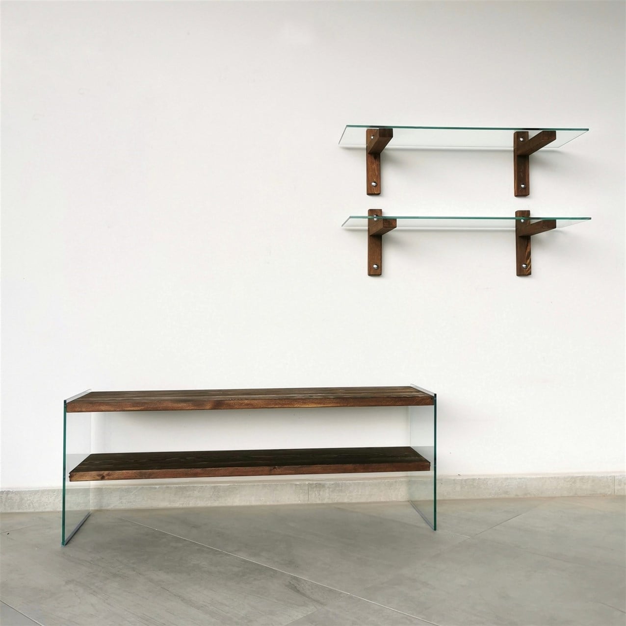 NEOstill - Ahşap Tv Ünitesi Woodn Glass TV105