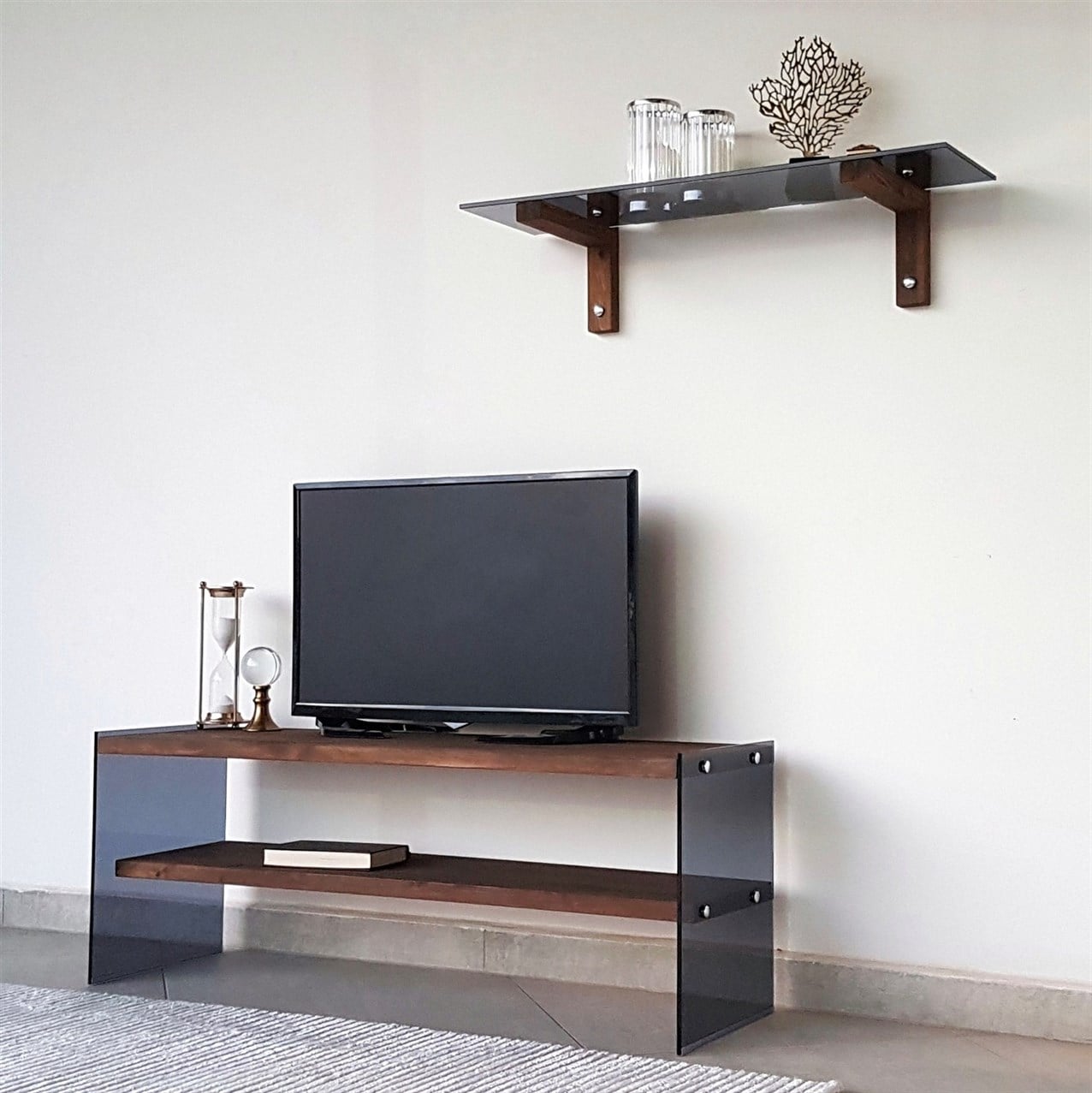 NEOstill - Ahşap Tv Ünitesi Wood'n Glass TV101