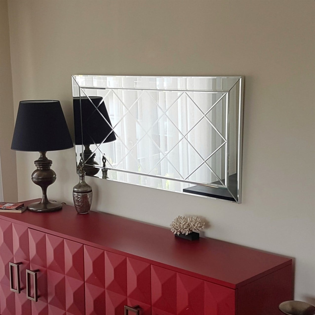 NEOstill - Baklava Desen Boy Ayna 65x130 cm A306d