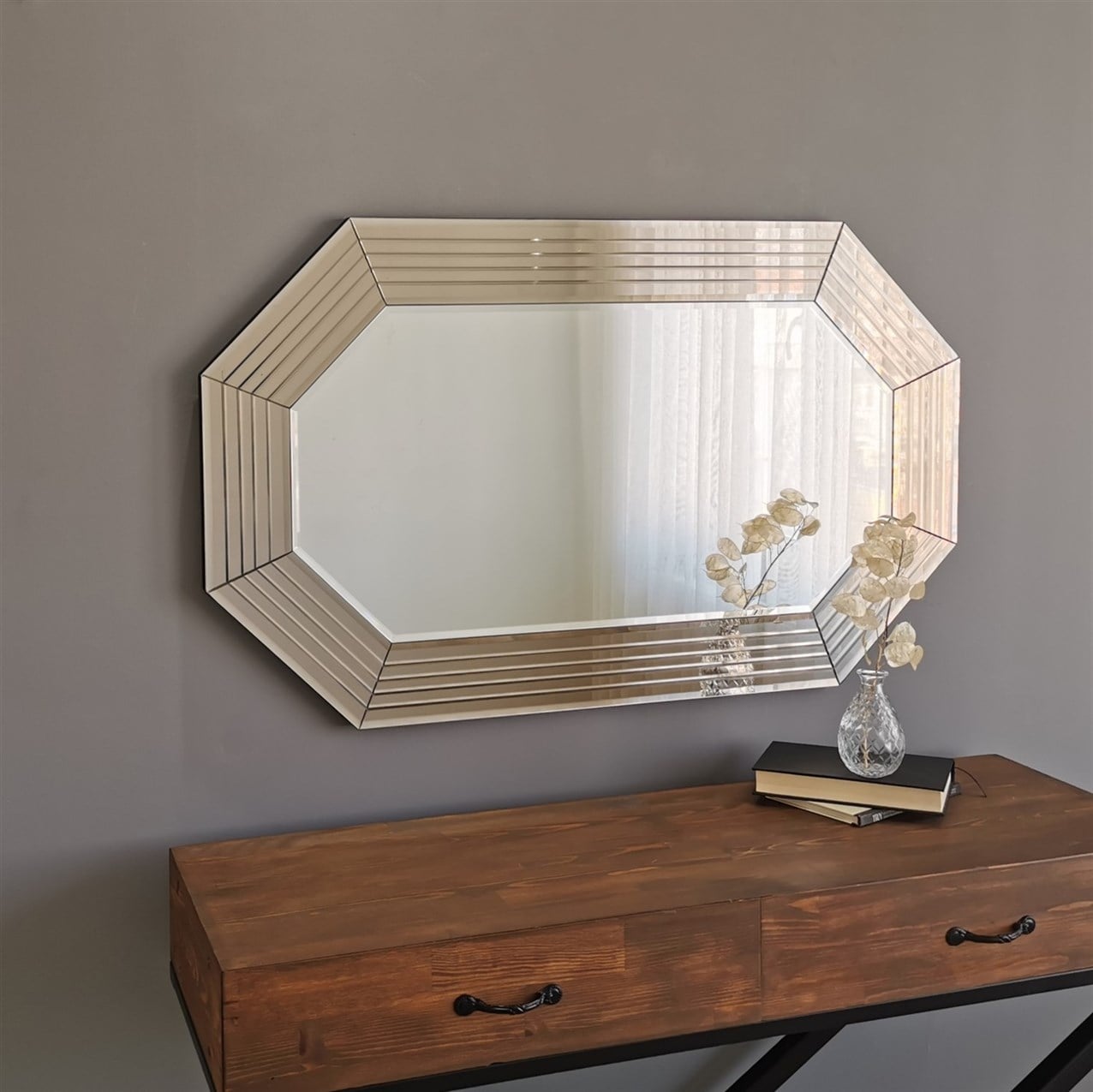 NEOstill - Bronz Kenar Ayna 100x60 cm A312y