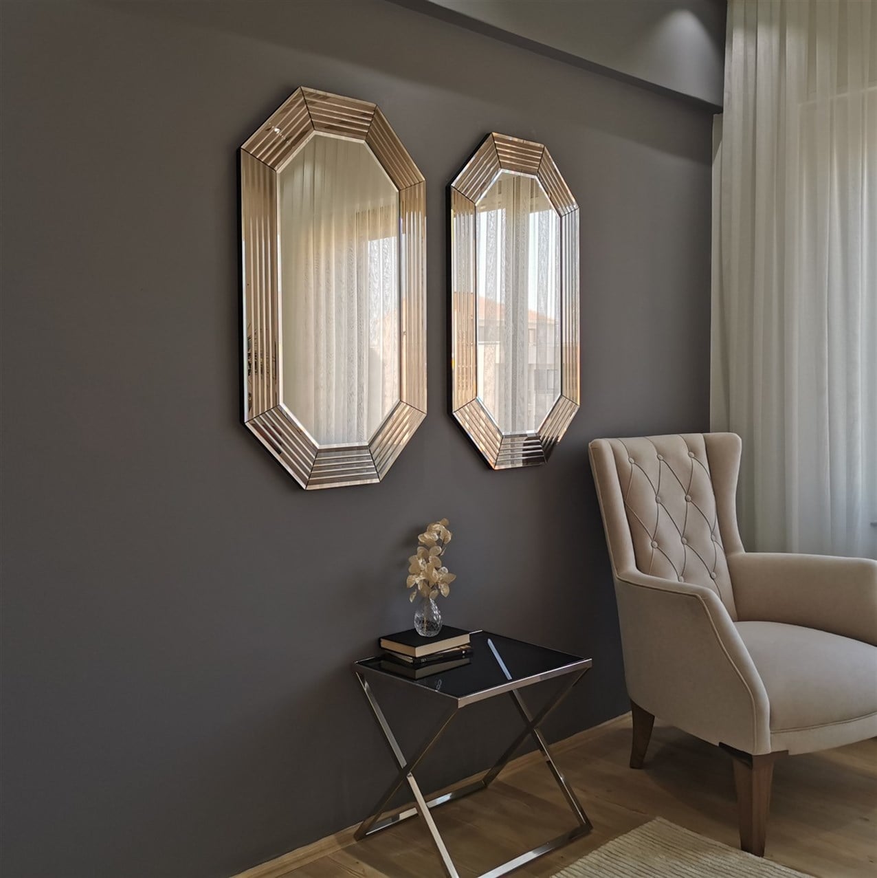 NEOstill - Bronz Kenar Ayna 60x100 cm A312d