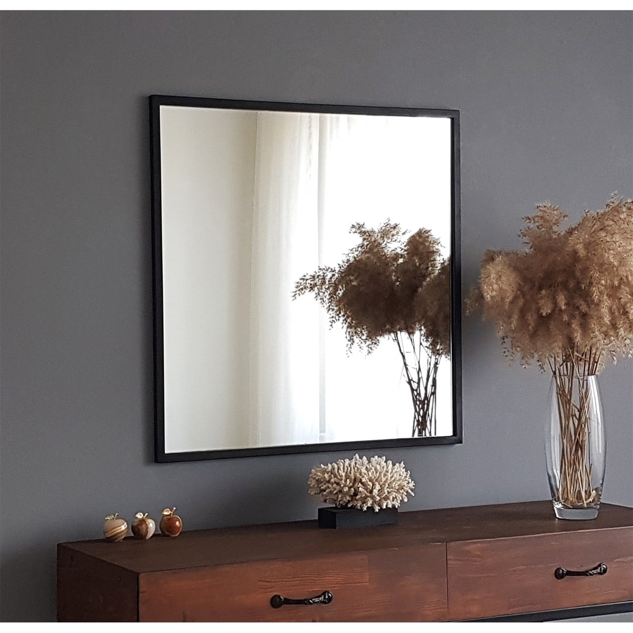 NEOstill - Kare Metal Ayna 65x65 cm