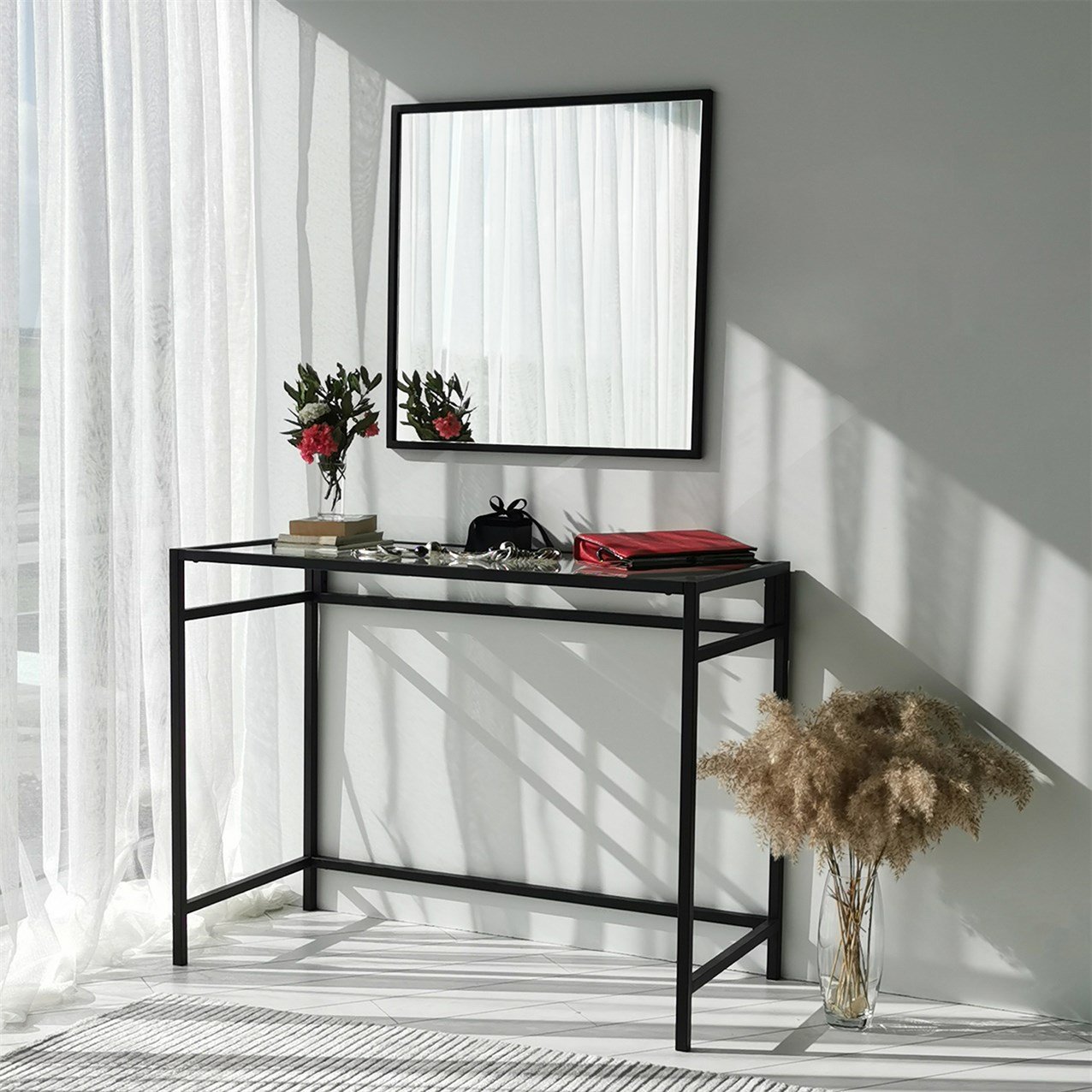 NEOstill - Kare Metal Ayna 65x65 cm