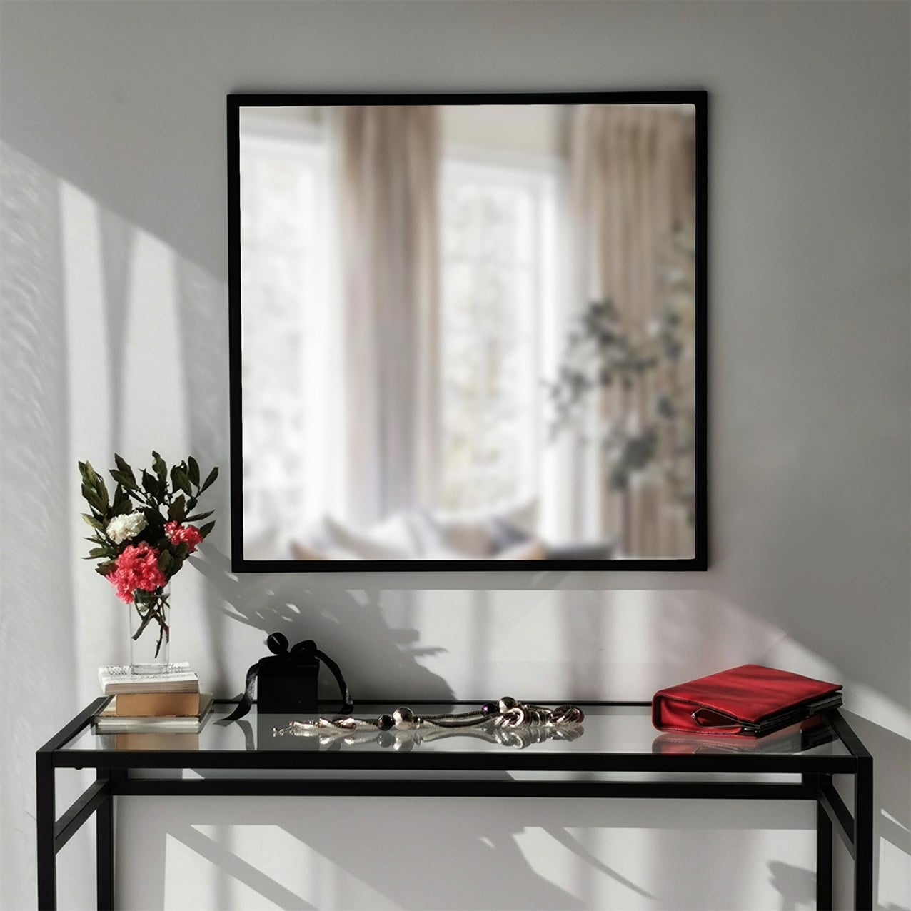 NEOstill - Kare Metal Ayna 65x65 cm