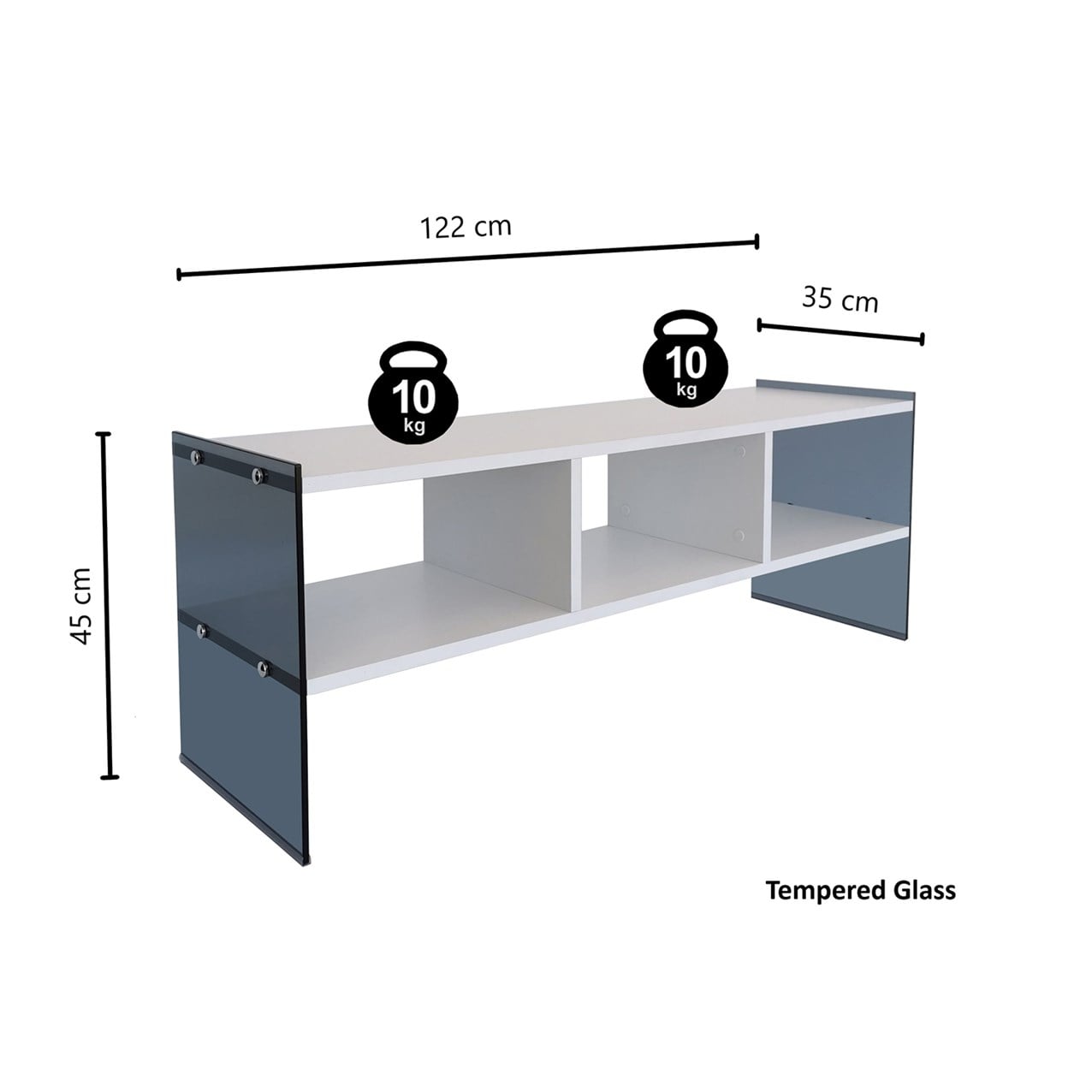 NEOstill - Majör Tv Sehpası Beyaz 120 cm TV401