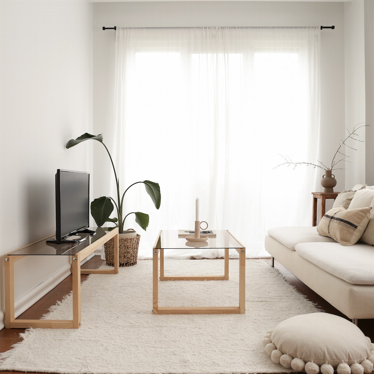 NEOstill - Via Cam TV Sehpası / Natural Ahşap