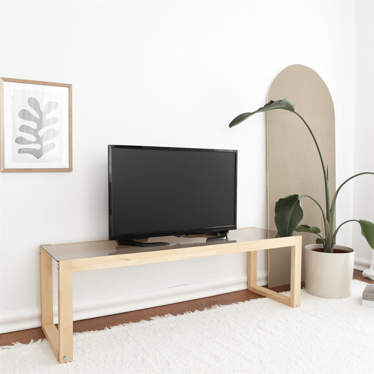 NEOstill - Via Cam TV Sehpası / Natural Ahşap