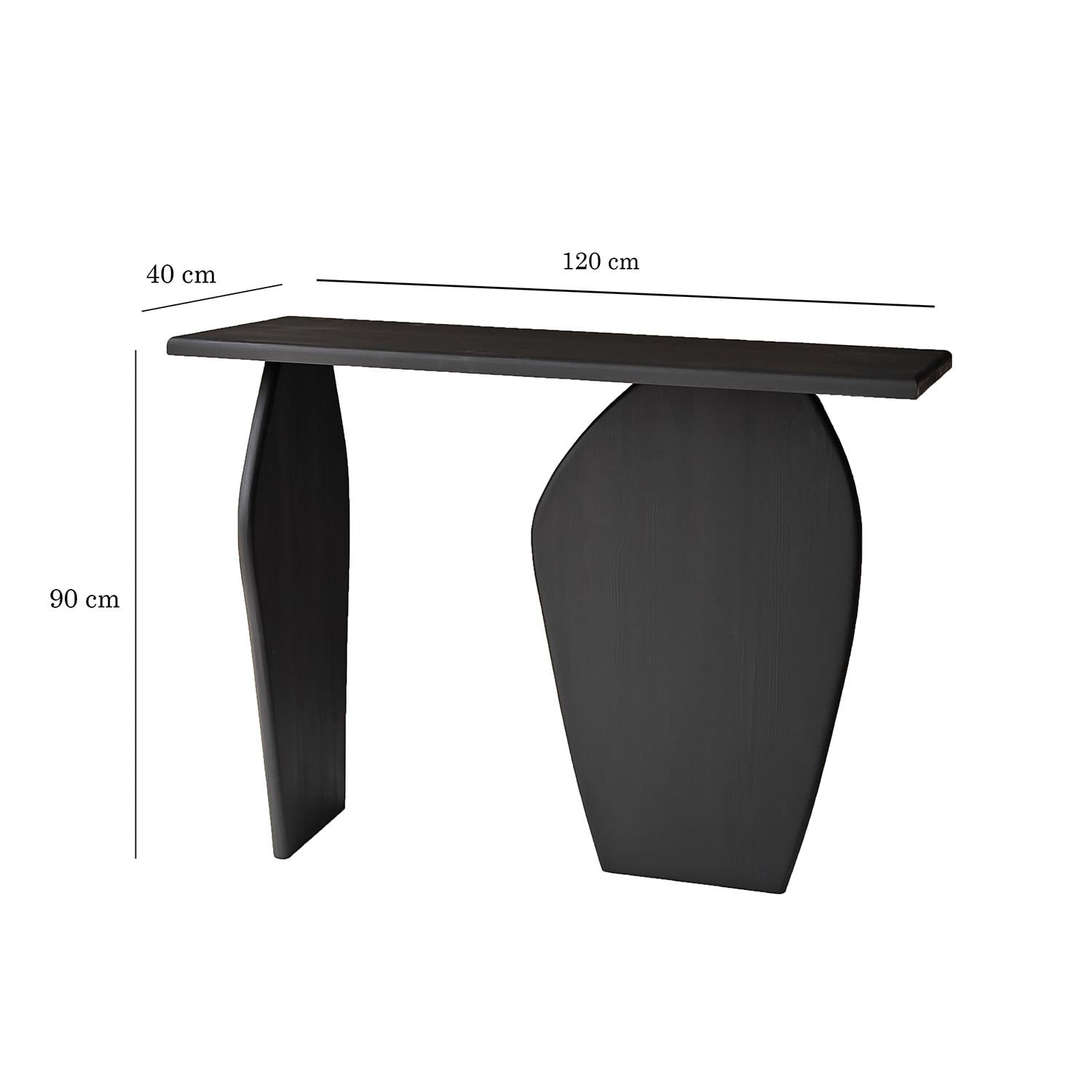 NEOstill - Arya Masif Dresuar Siyah Renk - 120 cm