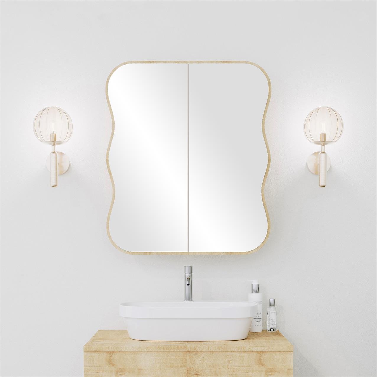 NEOstill - Day Dream Aynalı Banyo Dolabı/Meşe 60cm