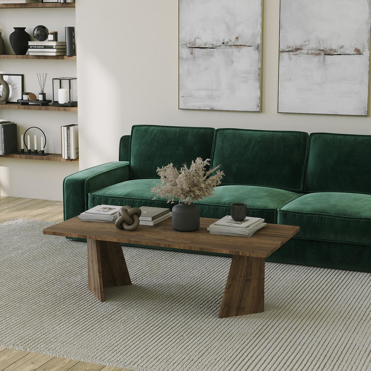 NEOstill - Duetto Sehpa / Ceviz Renk & 120x60 cm