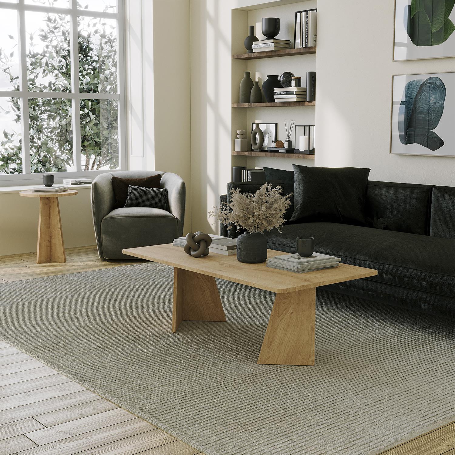 NEOstill - Duetto Sehpa /Safir Meşe Renk&120x60 cm