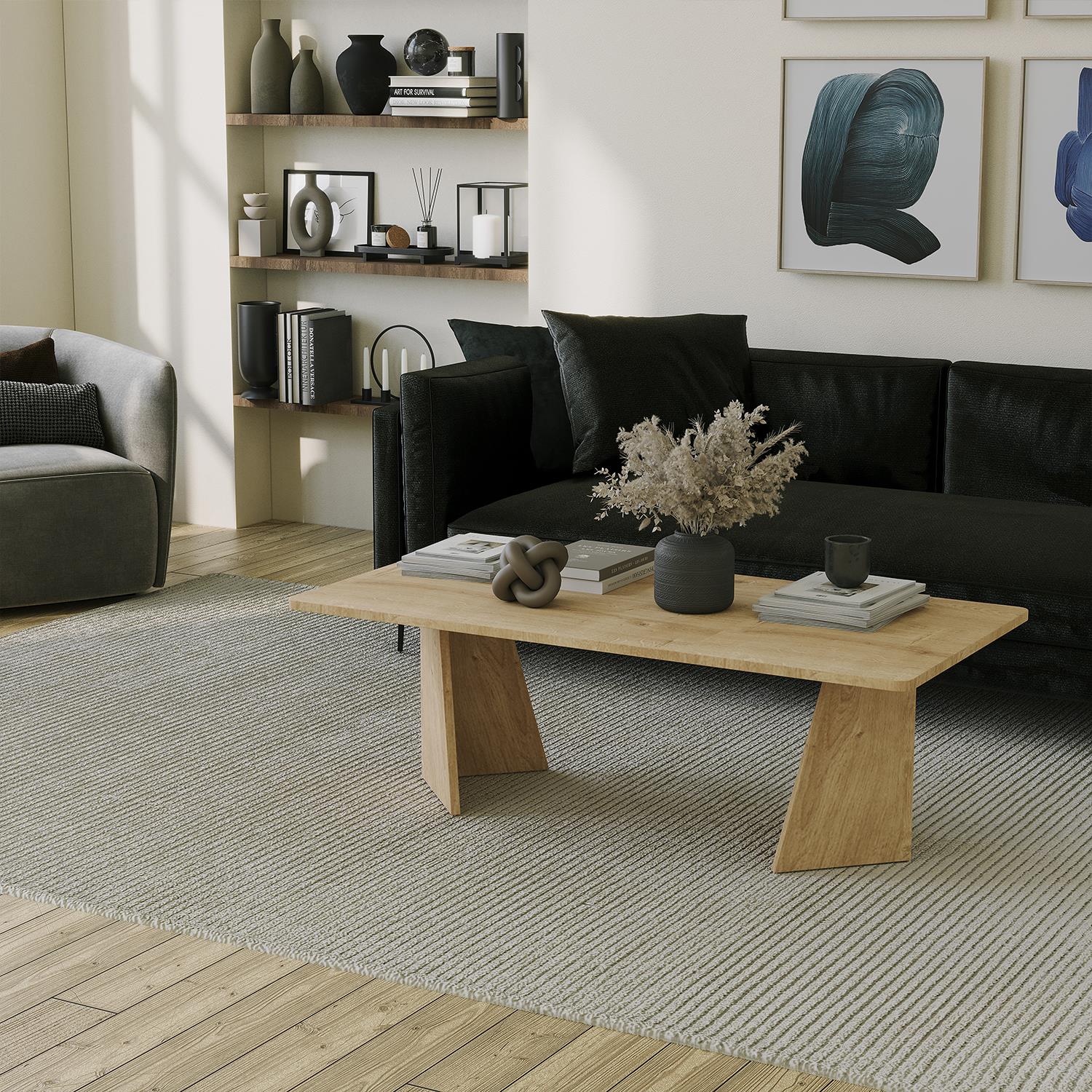 NEOstill - Duetto Sehpa /Safir Meşe Renk&120x60 cm