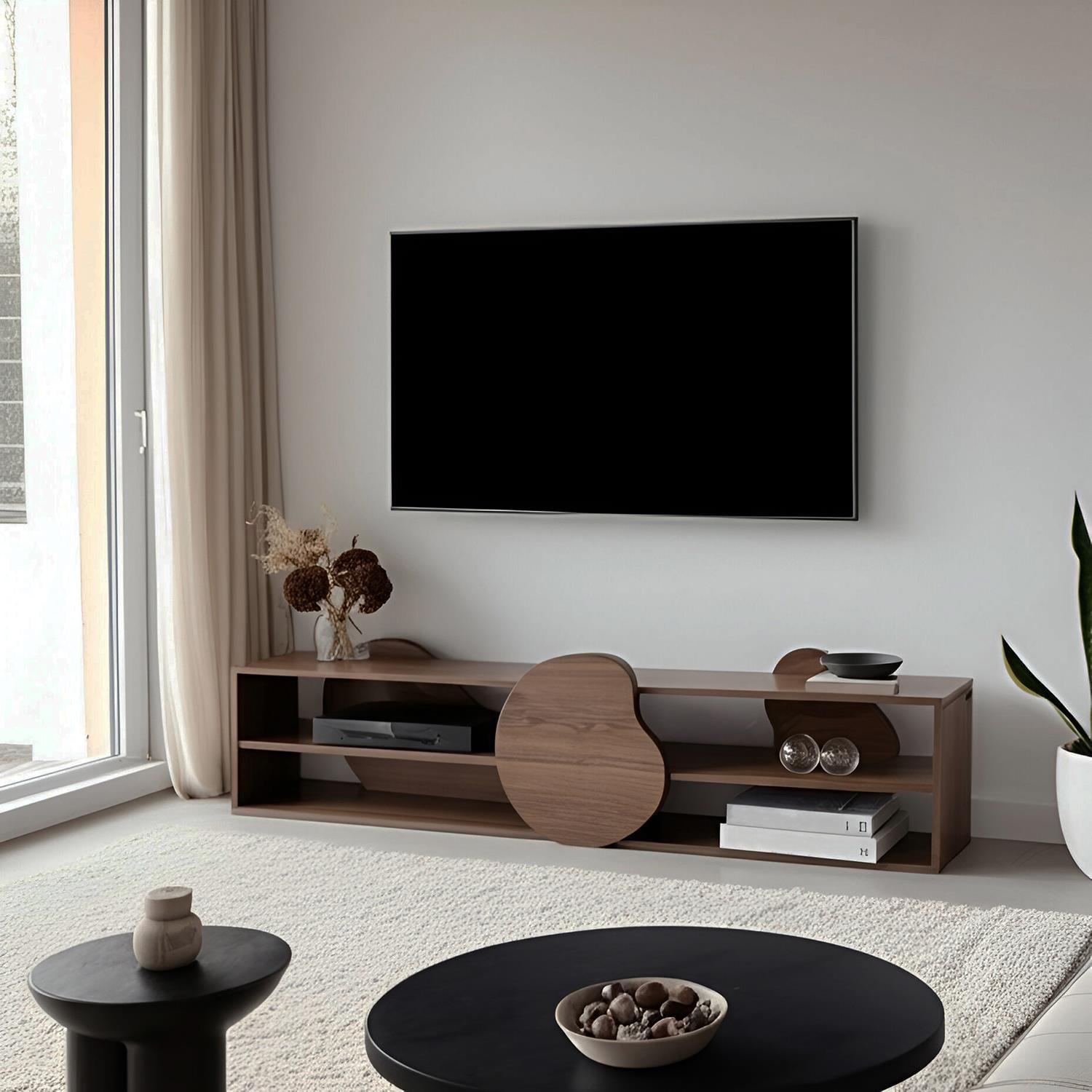 NEOstill - Fluida Tv Sehpası Ceviz / 180 cm