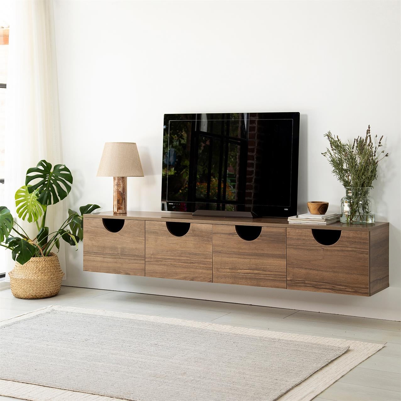 NEOstill -Four Seasons Duvar Tv Ünitesi/Ceviz Renk